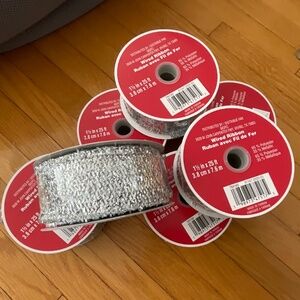 NWT wired ribbon. Lot of 7 rolls in total.